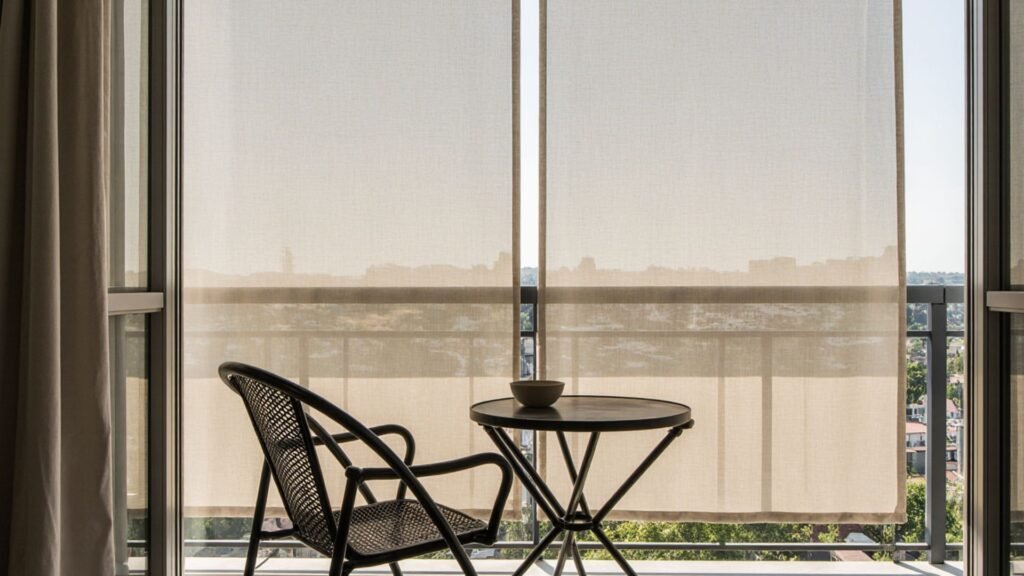 brise vue balcon intérieur