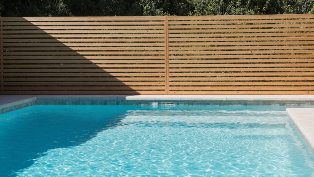 brise vue en planche