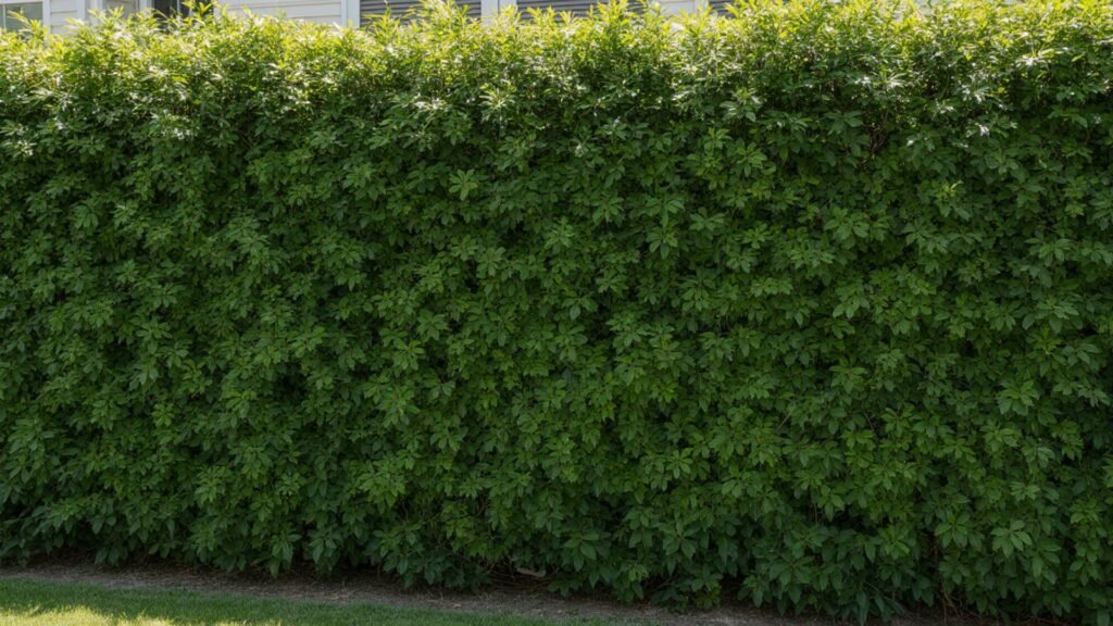 brise vue haie vis a vis maison